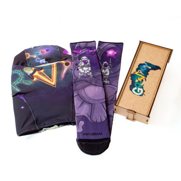 Gravity Galaxy Black Space Mask/StarLa & StaGazer socks