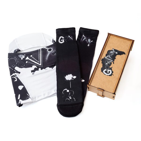 Gravity Milky Way White Space Mask/ Gravity Dark Matter socks